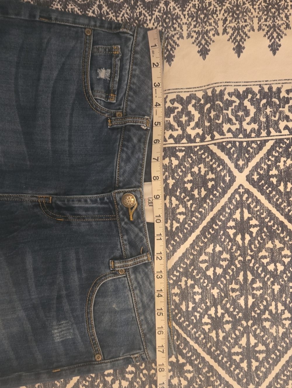 CAbi Beach Club Wash Raw Hem Tomboy  Denim Shorts Style #5243 - Picture 10 of 13
